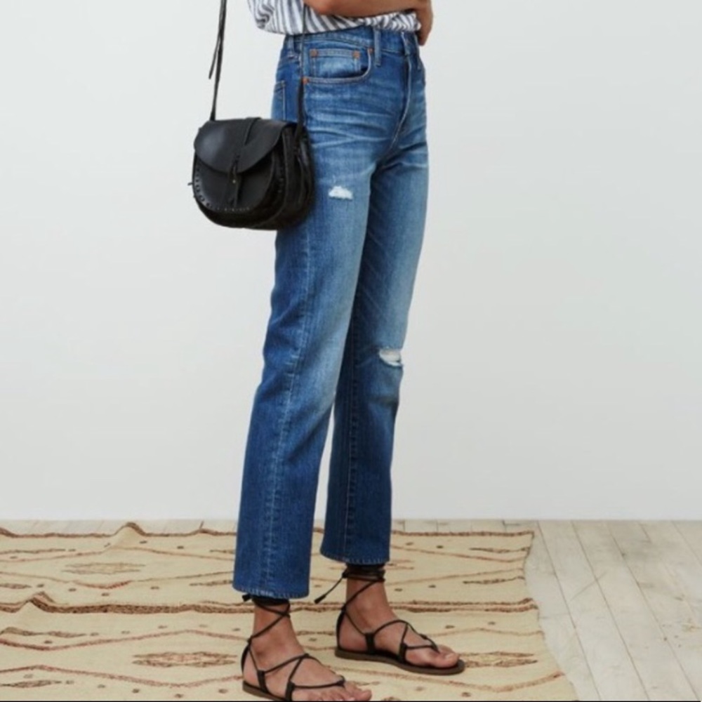 Madewell Cruiser Straight Crop Jeans 28